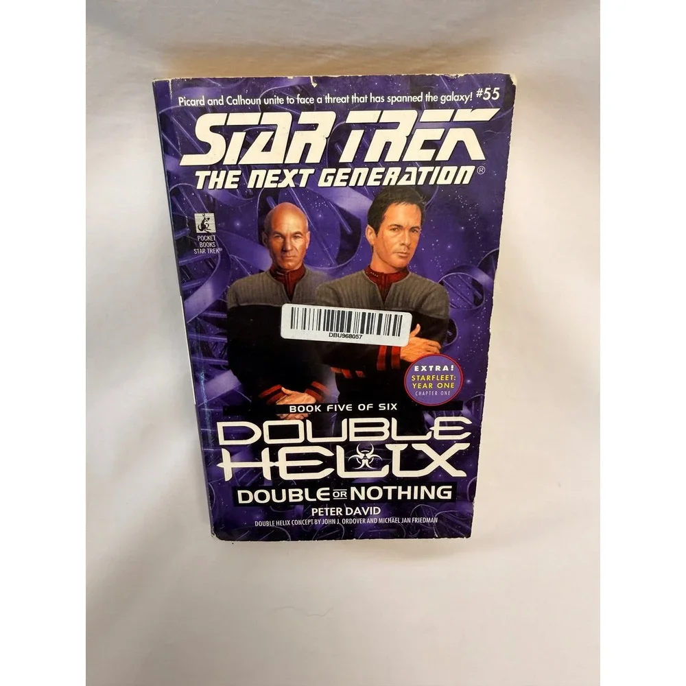 Star Trek The Next Generation Double Helix Books 1-5 Paperback Lot TNG Pocket